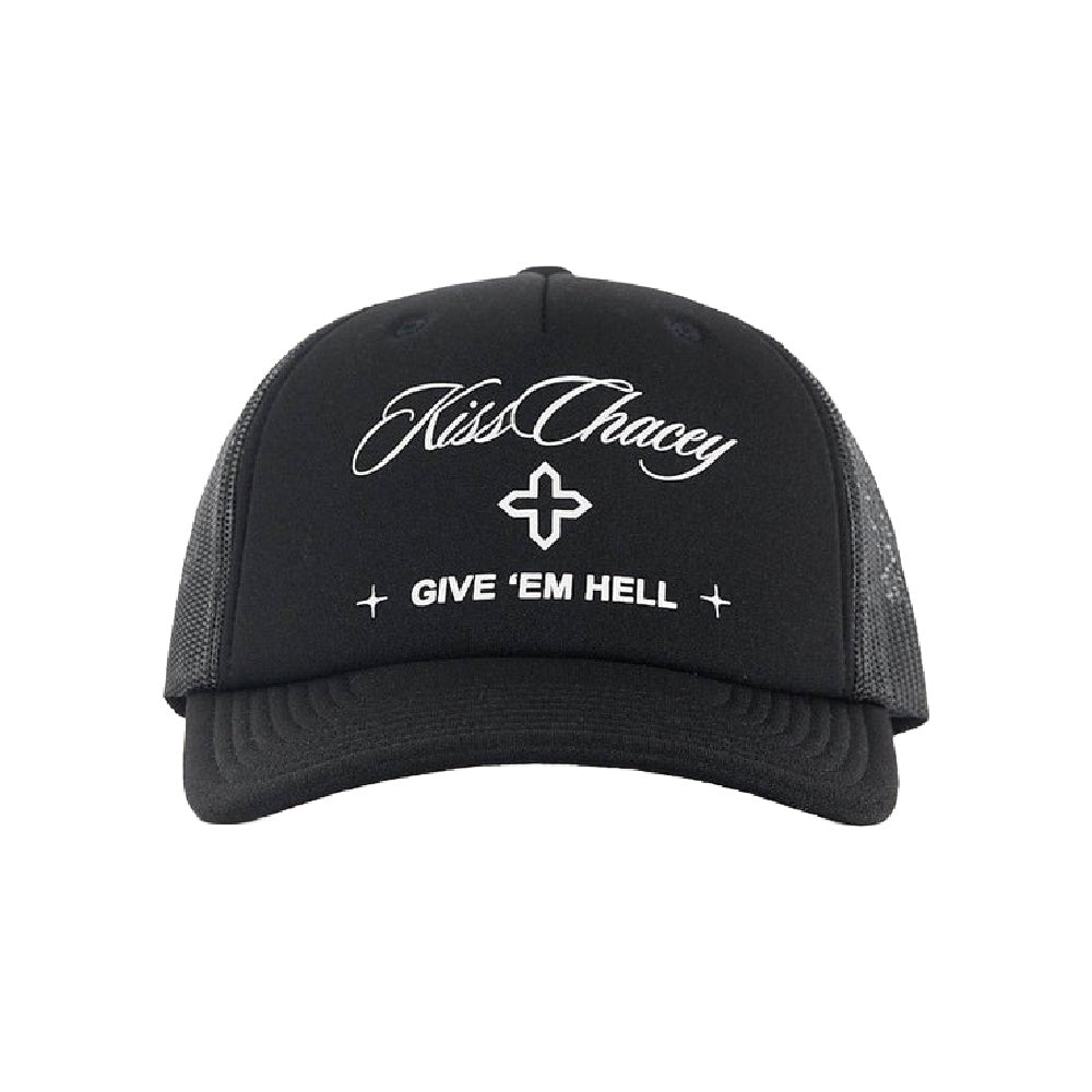 KSCY | Mens Hellfire Trucker Cap (Jet Black)