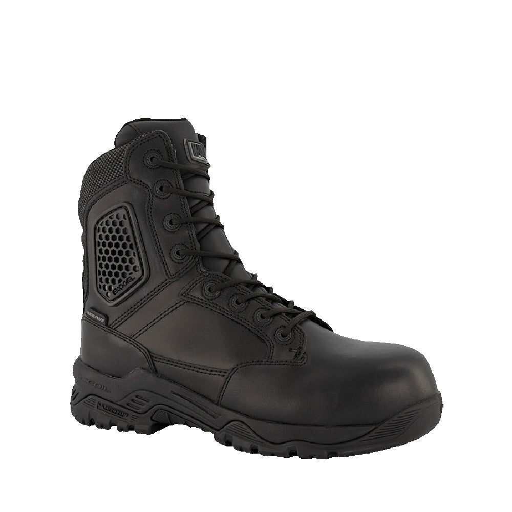 Magnum | Womens Strike Force 8.0 Leather Composite Toe Side-Zip Waterproof Boots (Black)
