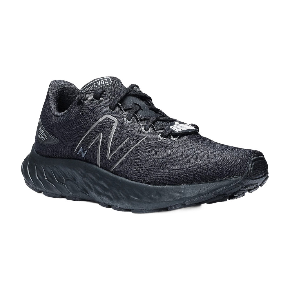 New Balance | Mens Fresh Foam X Evoz v3 Slip Resistant 2E-Width (Black/Black Metallic)