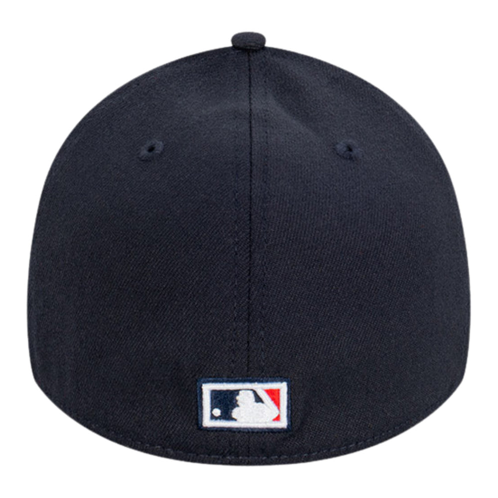 New Era | Mens 39Thirty Stretch Fit Cooperstown Boston Red Sox (Navy/Red)