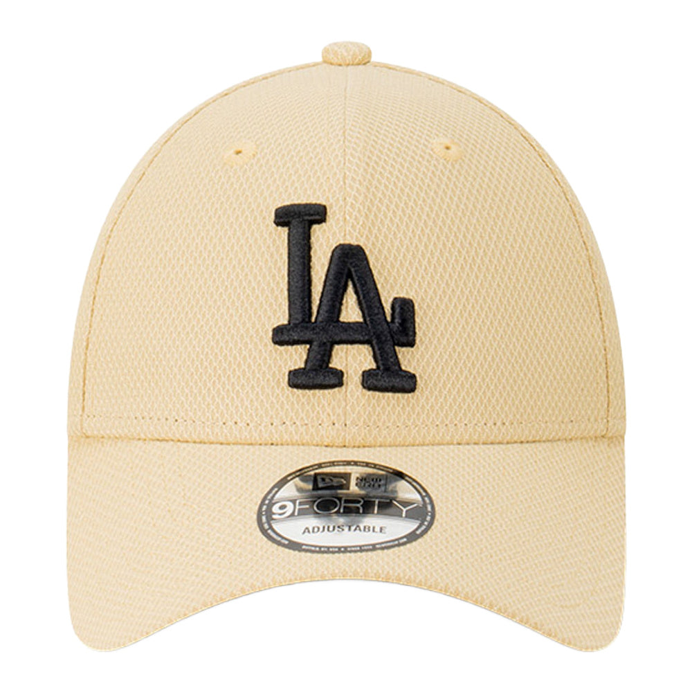 New Era | Mens 9Forty Clothstrap Khaki Diamond Los Angeles Dodgers (Tan)