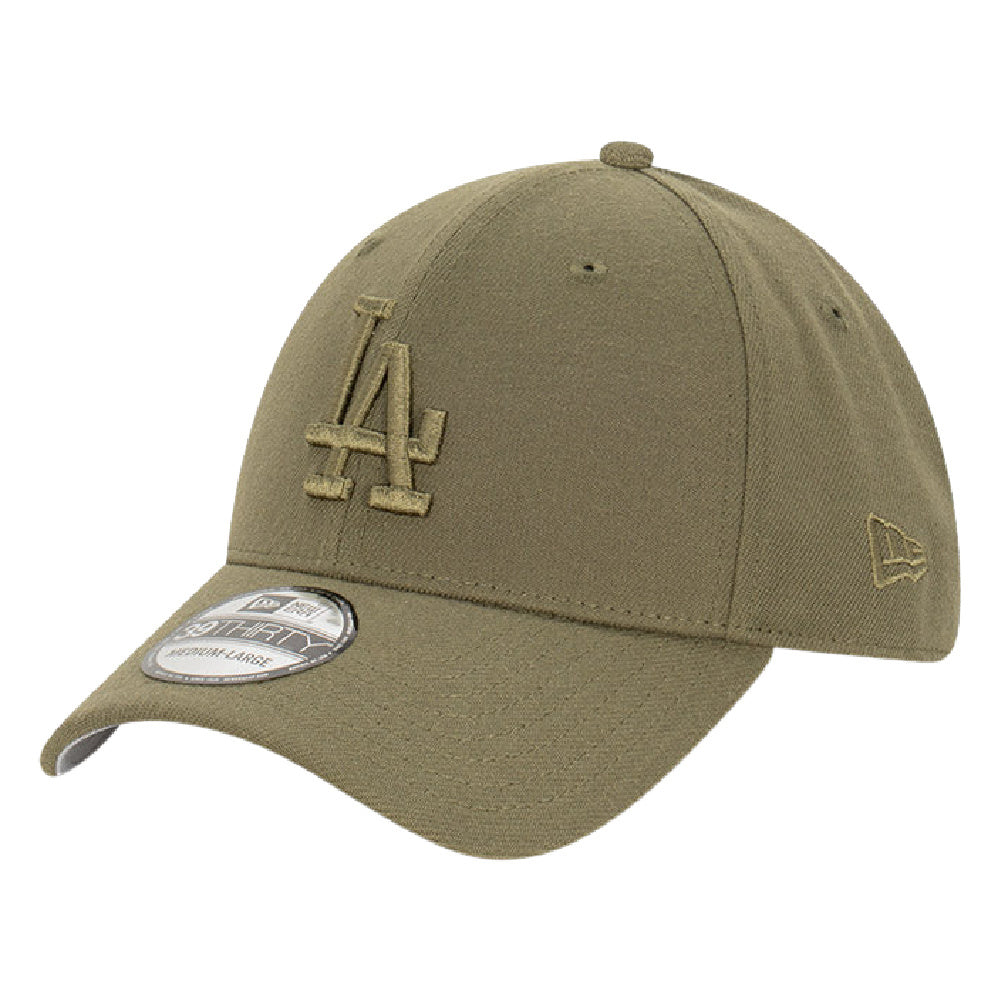 New Era | Mens 39Thirty Stretch Fit Earth Tonal Los Angeles Dodgers (Olive)