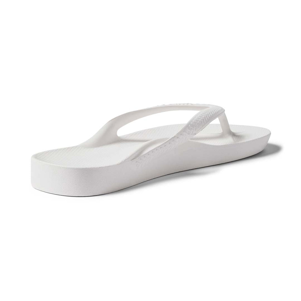 Archies | Unisex Arch Support Thongs (White)