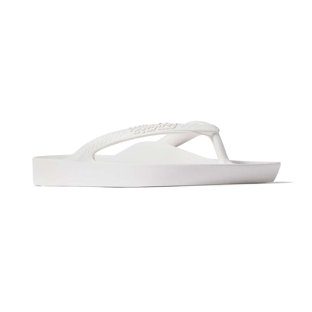 Archies | Unisex Arch Support Thongs (White)