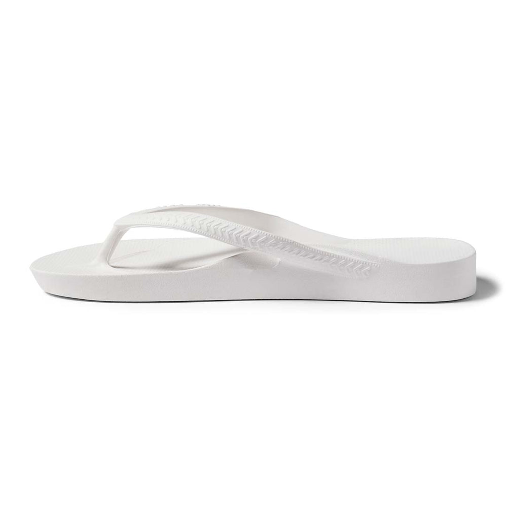 Archies | Unisex Arch Support Thongs (White)