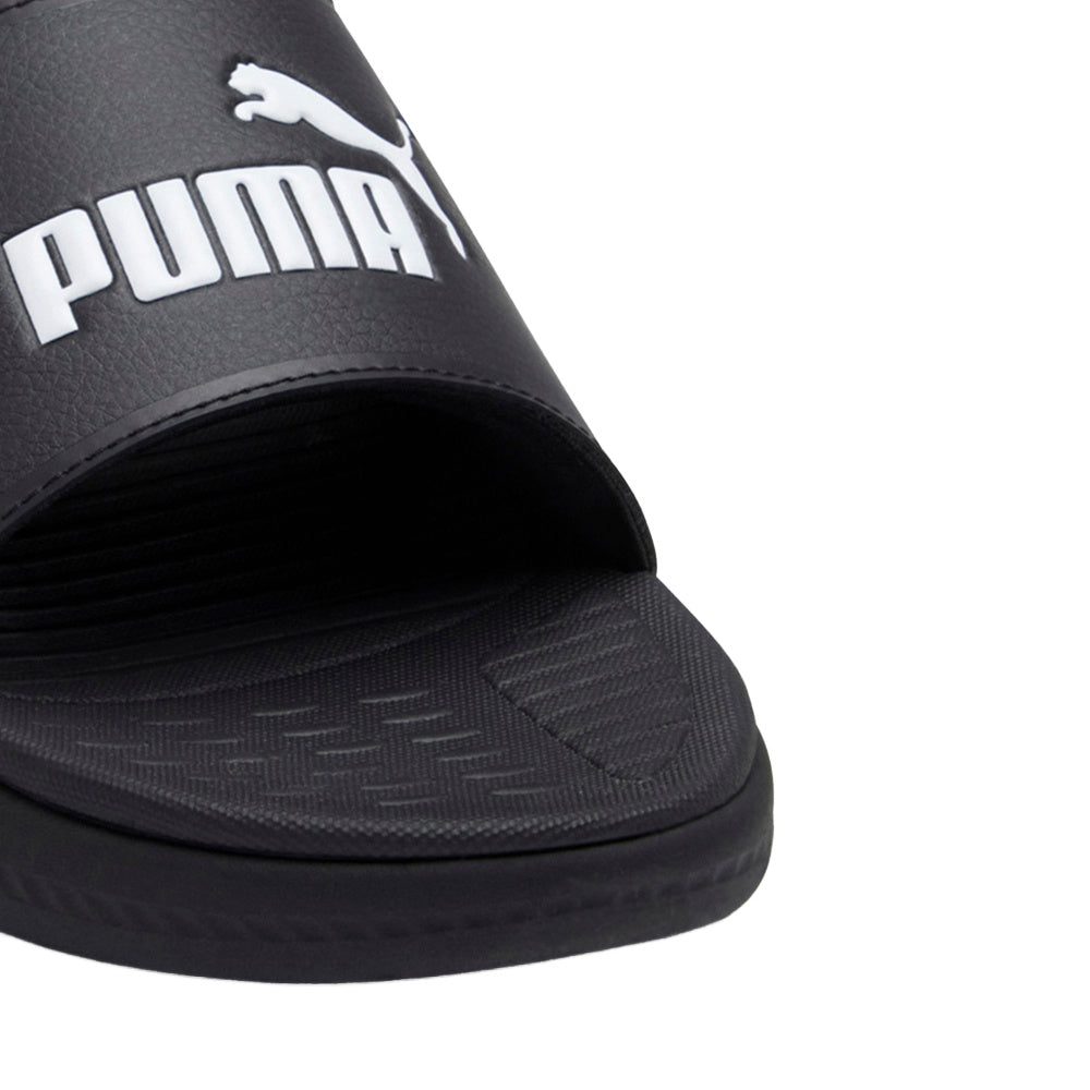 Puma | Unisex Softride Slide (Black/White)