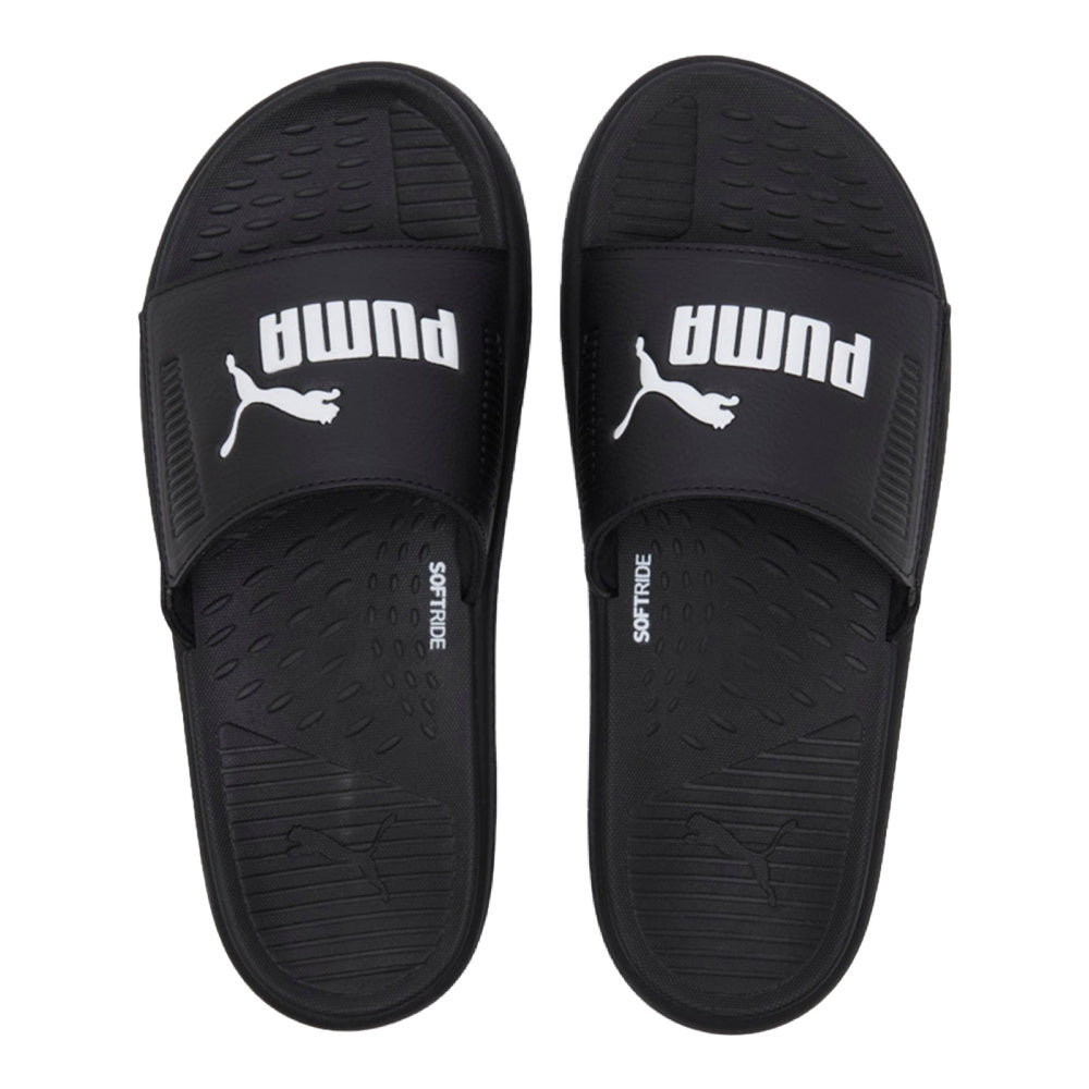 Puma | Unisex Softride Slide (Black/White)
