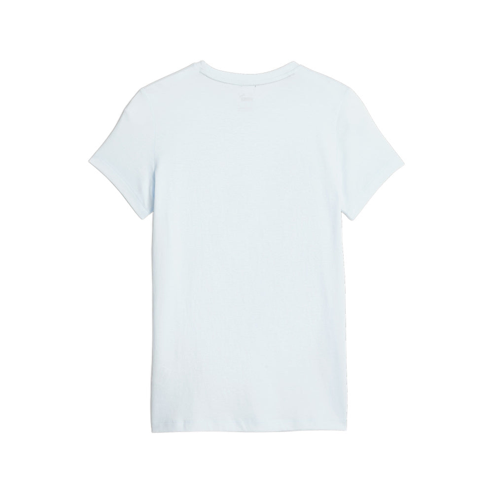 Puma | Womens Essential+ Logo Lab Tee (Icy Blue)