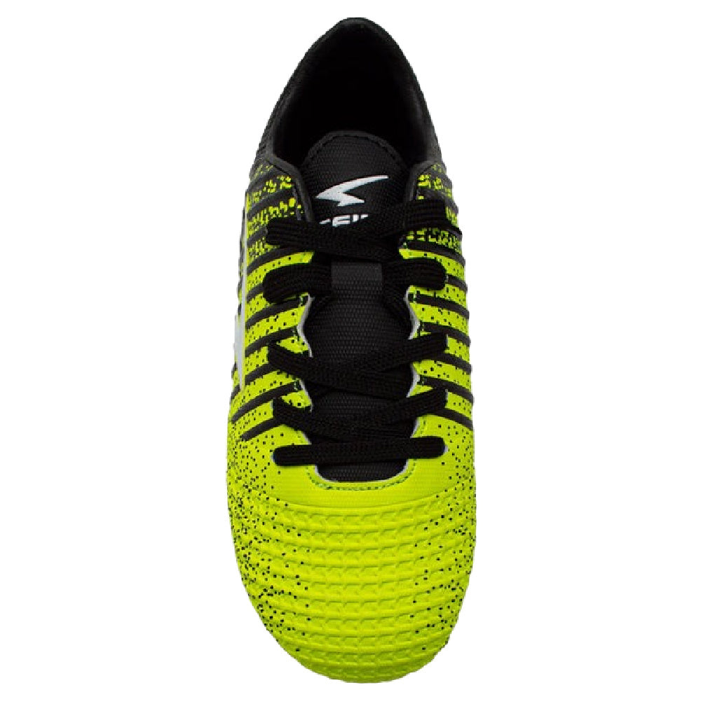 Sfida | Junior Fleck Football Boot (Lime/Black)