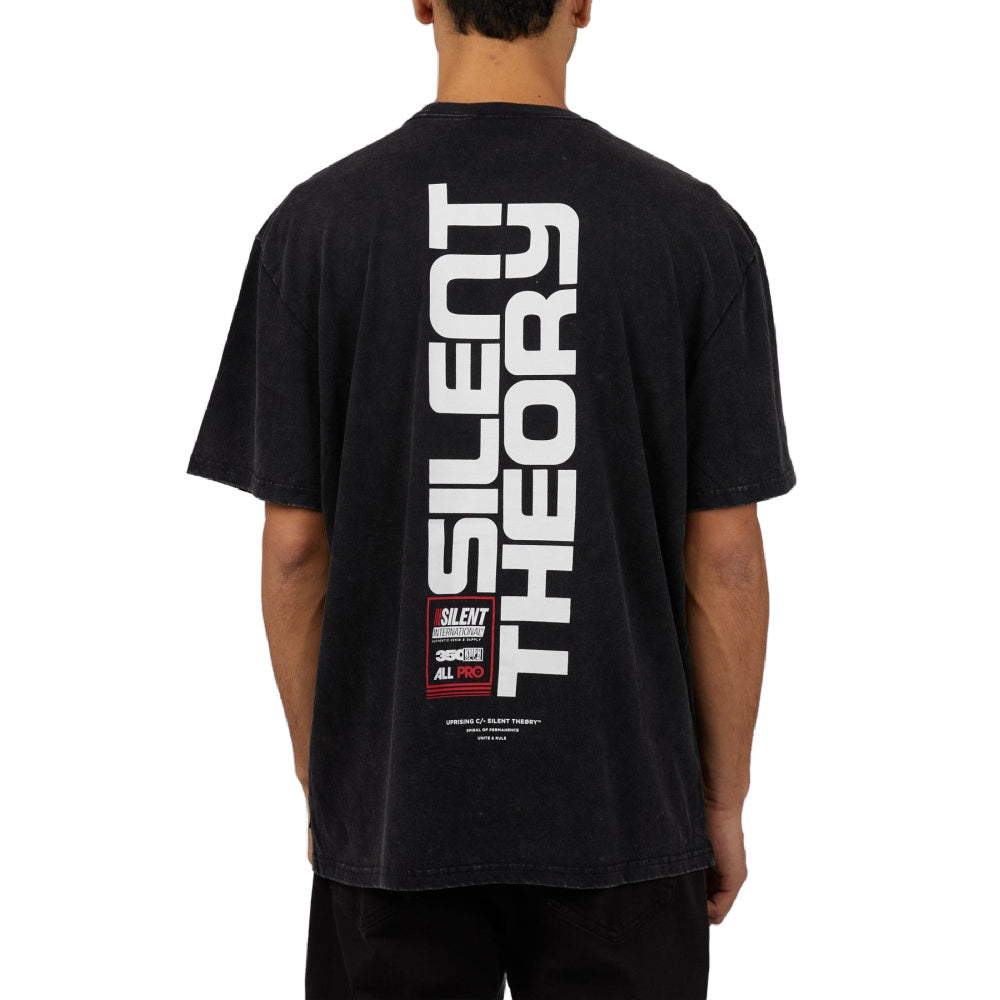Silent Theory | Mens All Pro Tee (Washed Black)