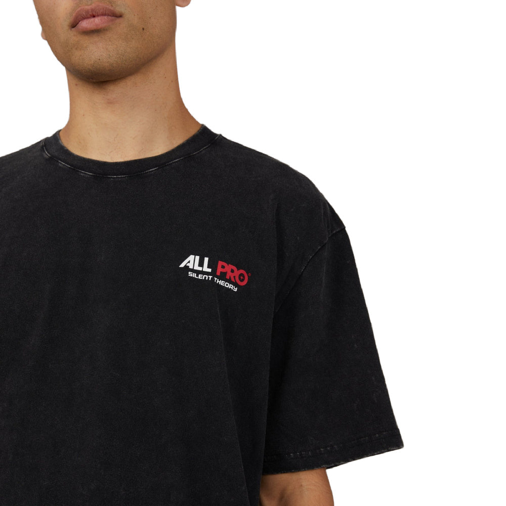 Silent Theory | Mens All Pro Tee (Washed Black)