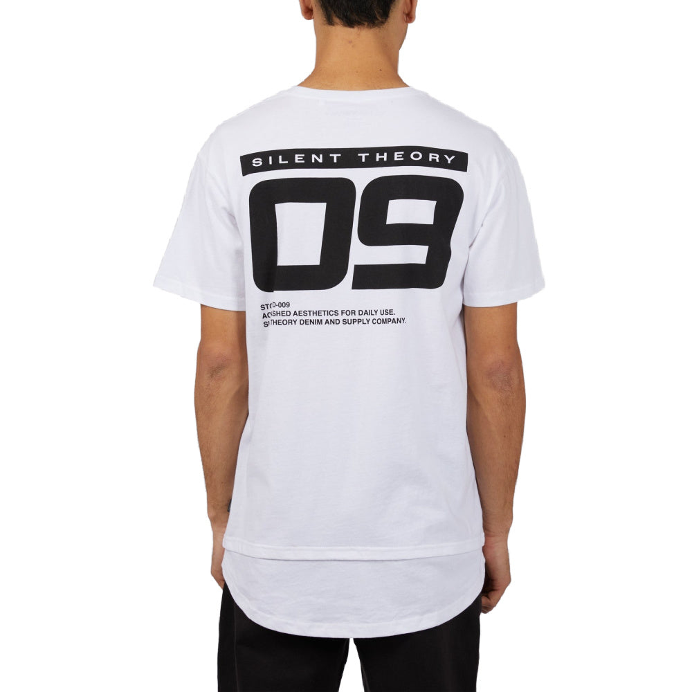 Silent Theory | Mens Speed Scoop Tee (White)