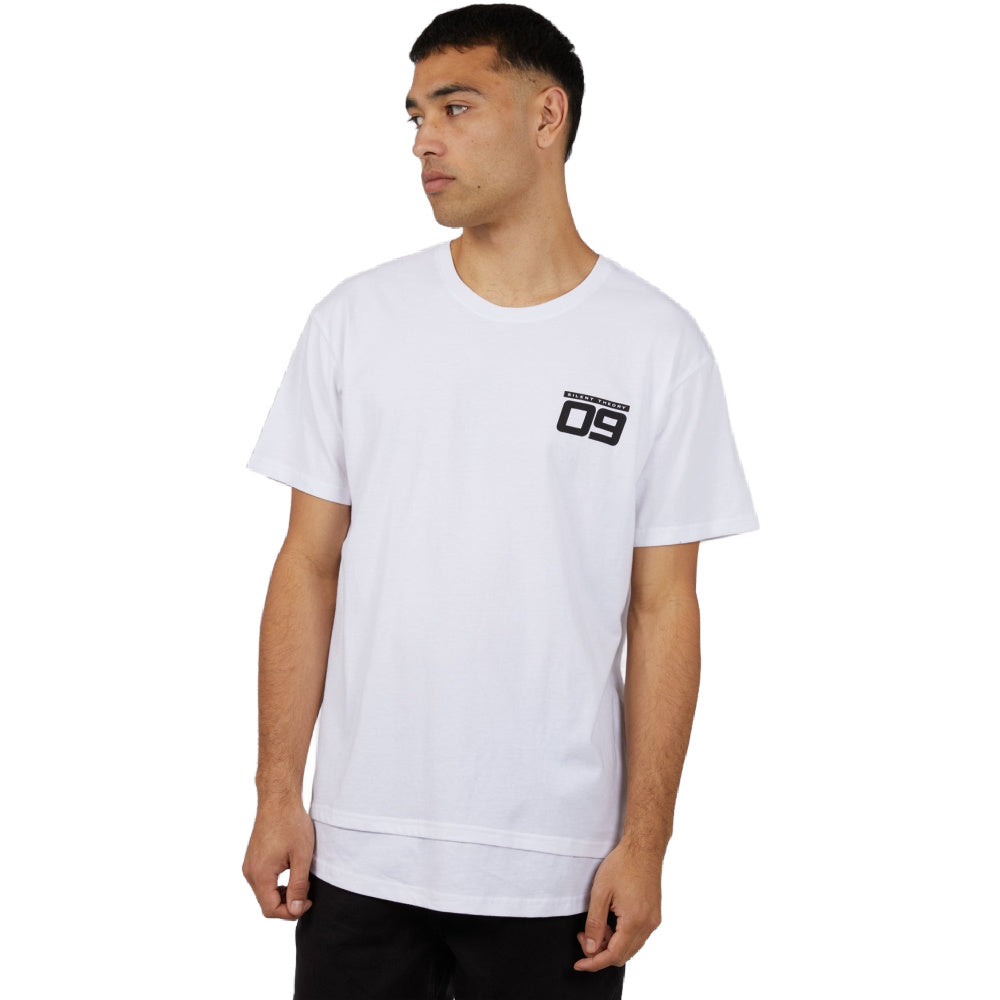 Silent Theory | Mens Speed Scoop Tee (White)