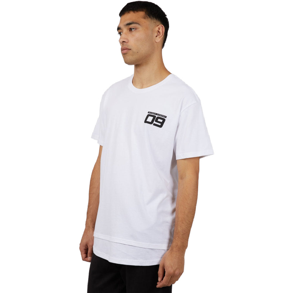 Silent Theory | Mens Speed Scoop Tee (White)