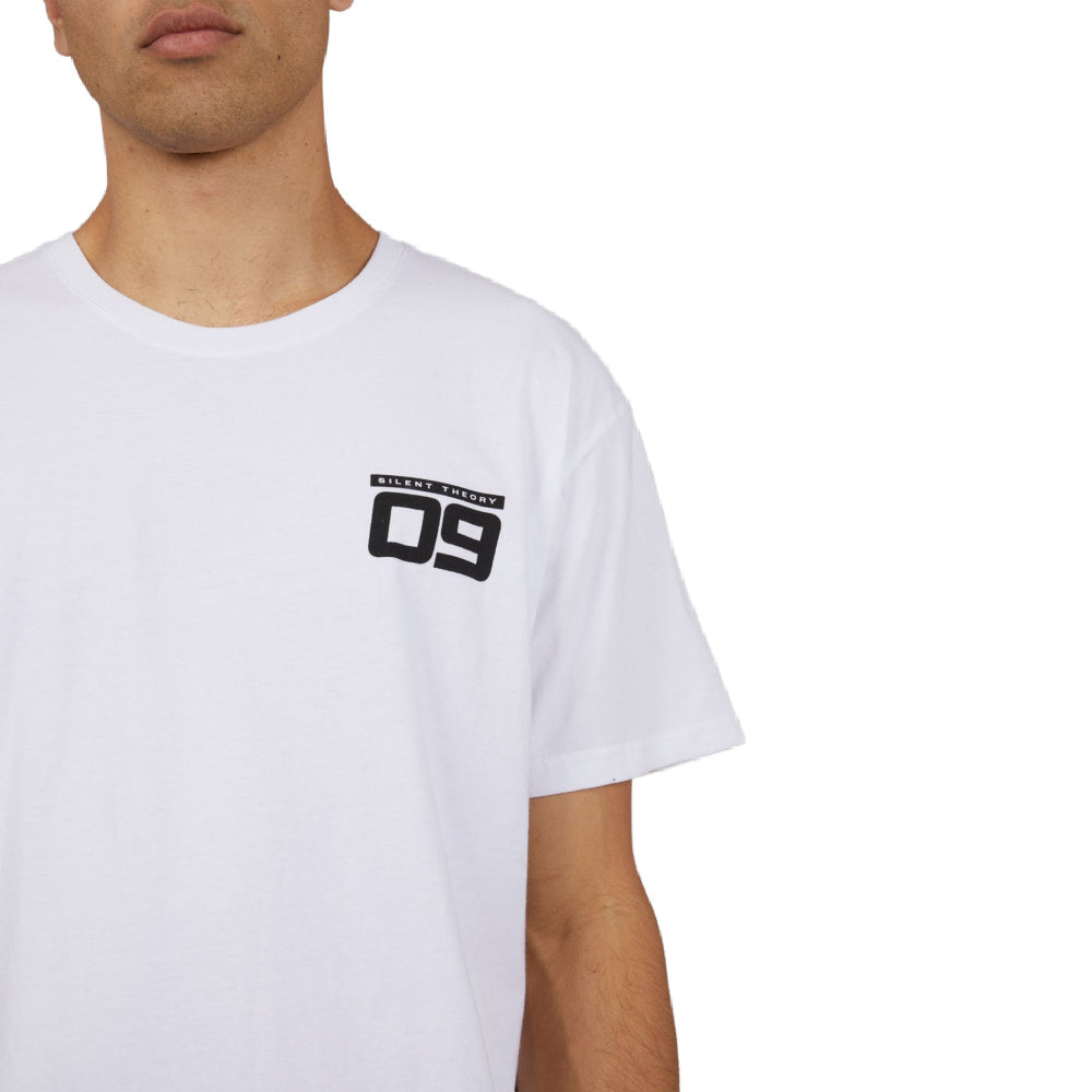 Silent Theory | Mens Speed Scoop Tee (White)