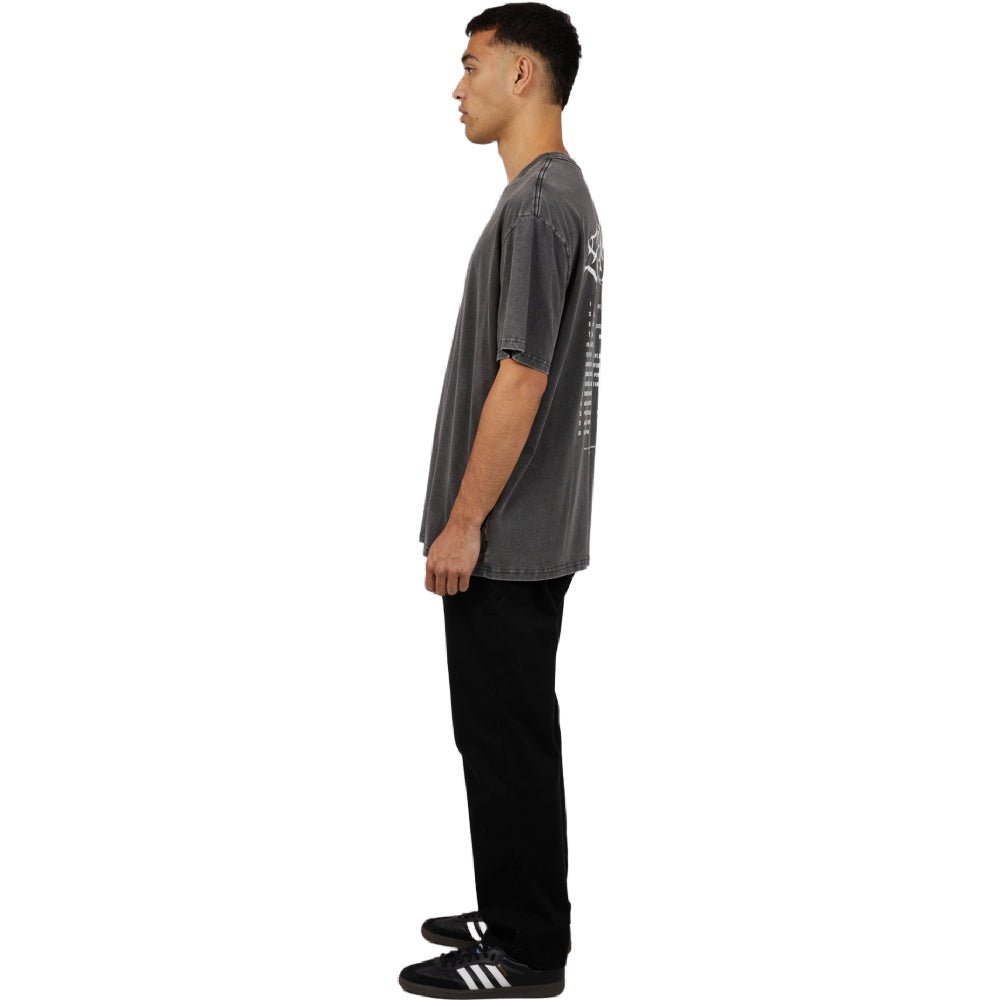 Silent Theory | Mens World Tour Tee (Washed Black)