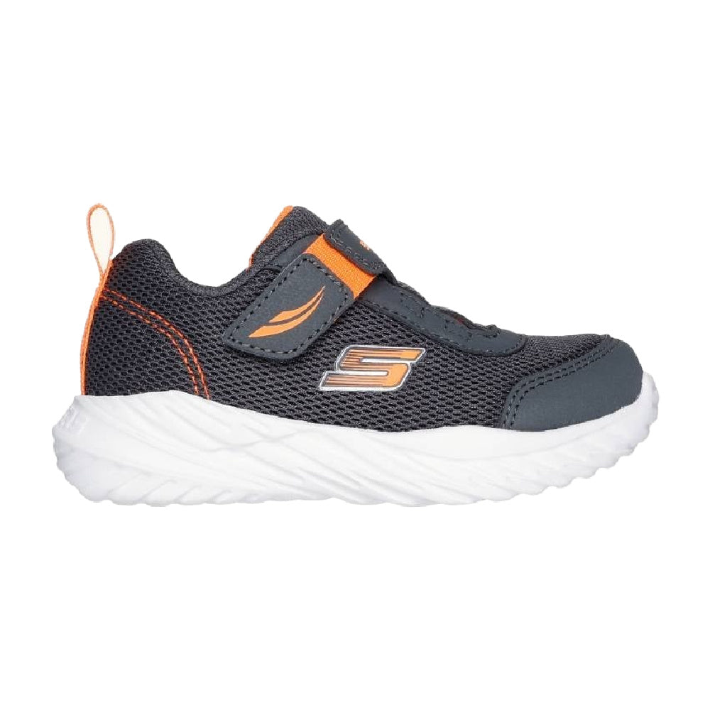 Skechers | Infants Nitro Sprint (Charcoal/Orange)