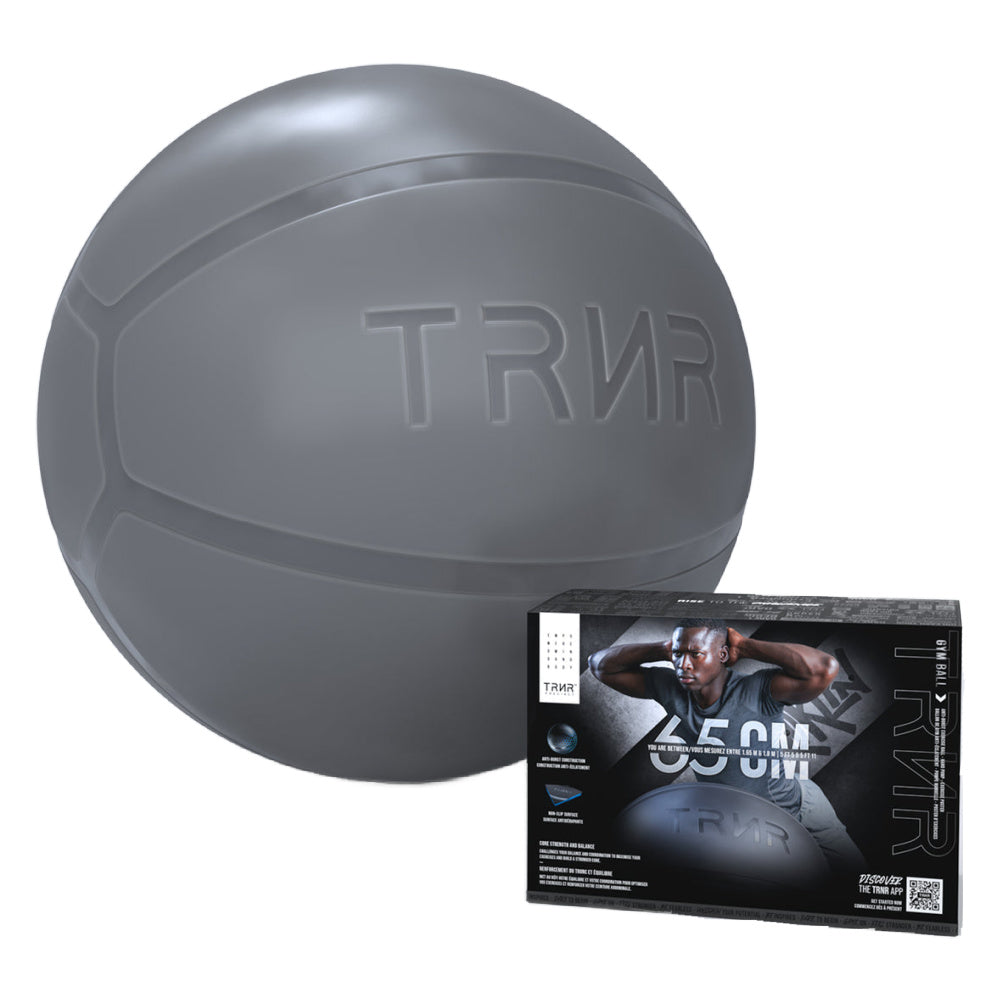 TRNR | 65cm Gym Ball (Dark Grey)