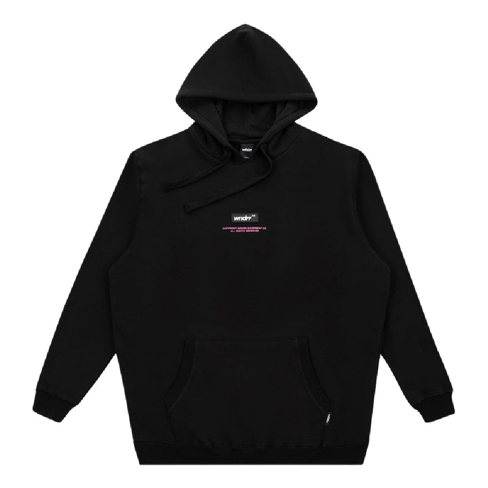 Wndrr | Mens Output Hood Sweat (Black)