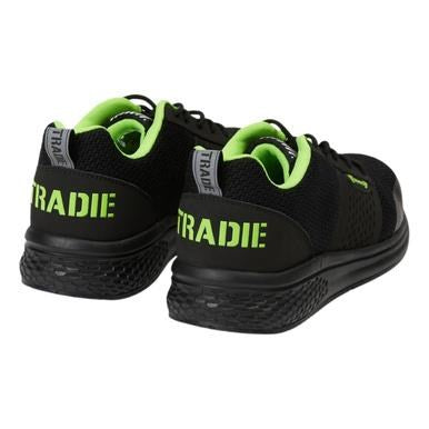 Tradie | Mens Hybrid Steel Cap Jogger (Black/Green)