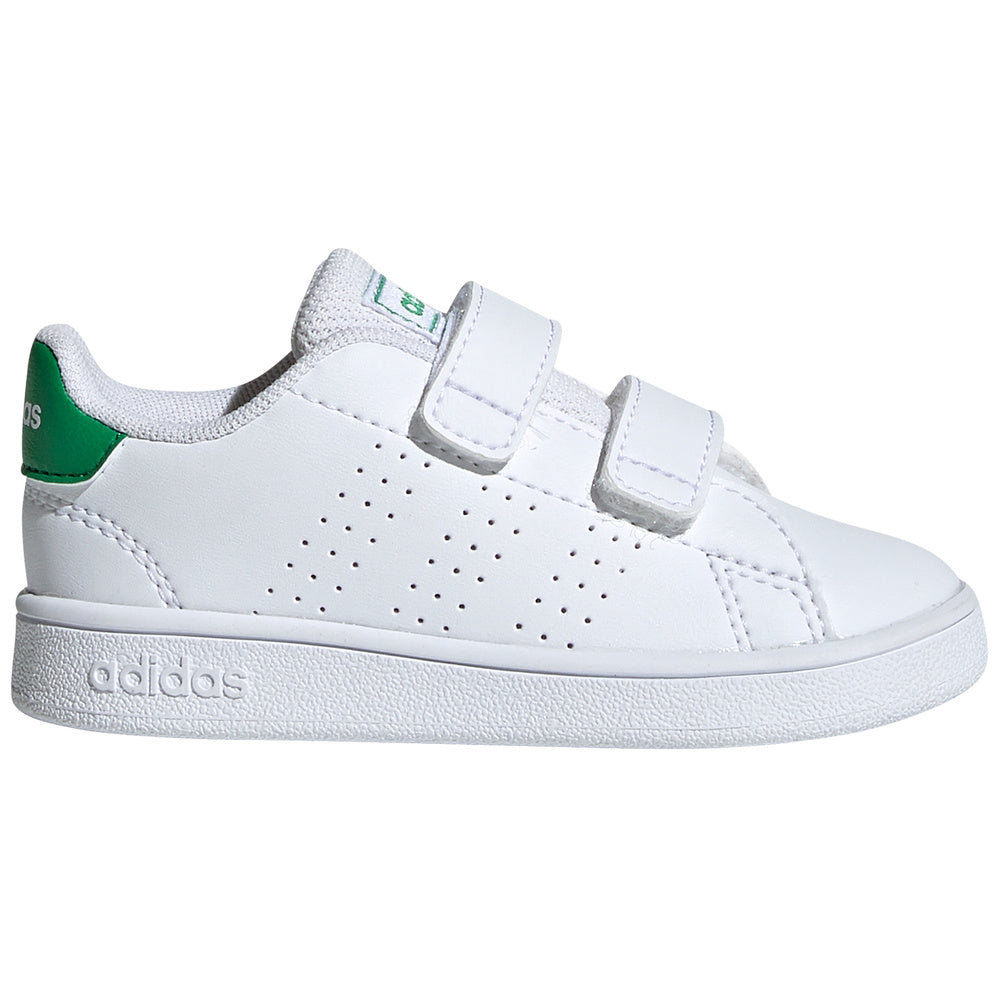 Adidas | Infants Advantage (White/Green)