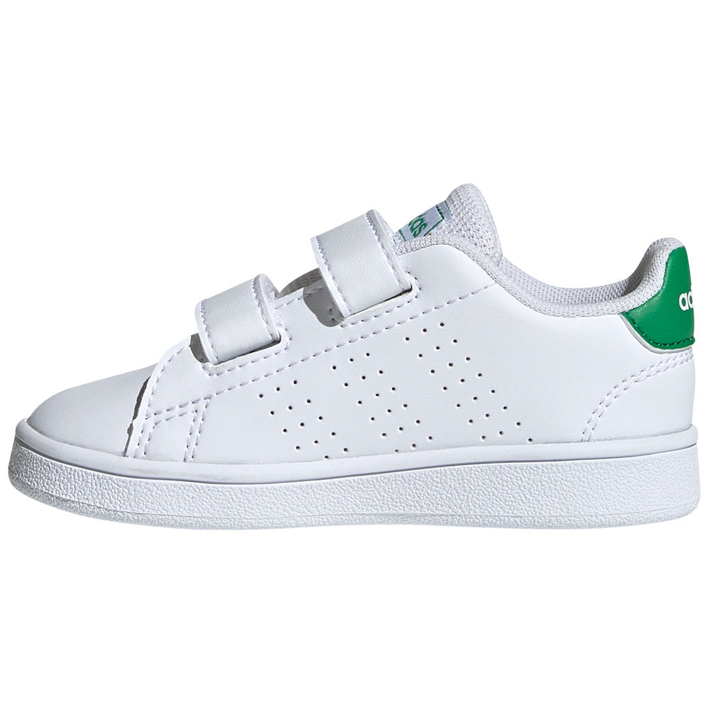 Adidas | Infants Advantage (White/Green)
