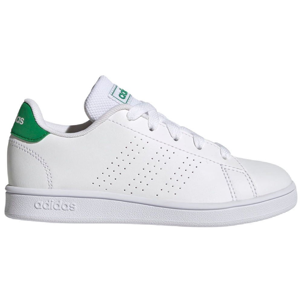 Adidas | Kids Advantage Court (White/Green)