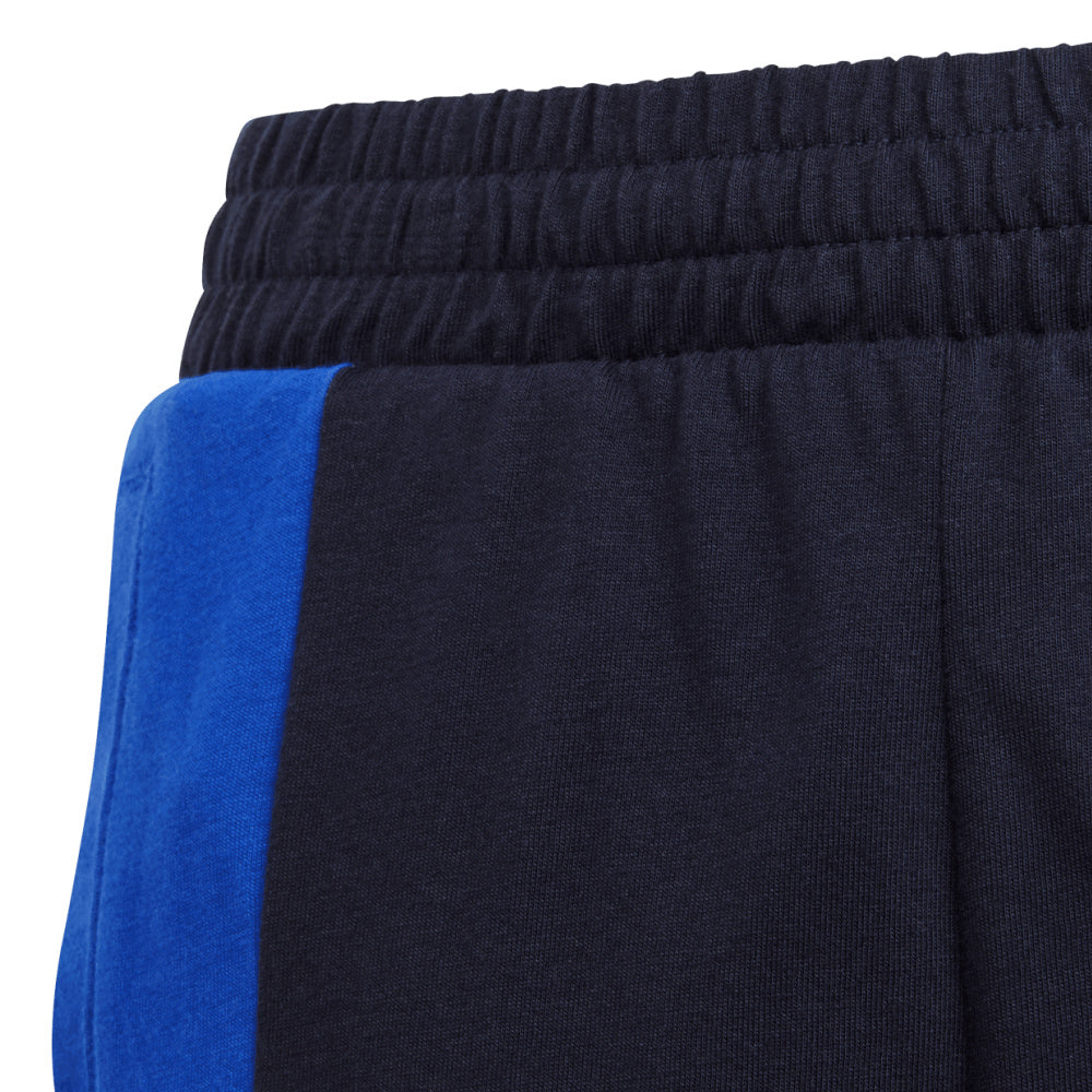 Adidas | Kids Colourblock 3-Stripes Shorts (Legend Ink/Blue/White)