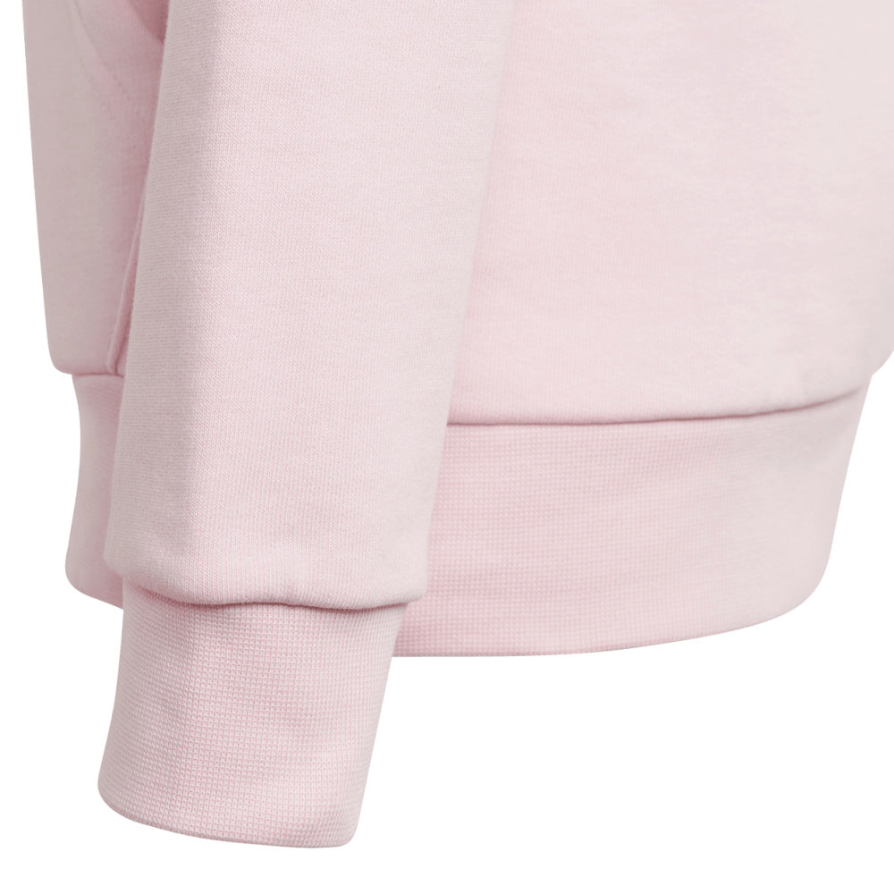 Adidas | Kids Essentials 2-Colour Big Logo Hoodie (Clear Pink/Preloved Fuchsia/White)