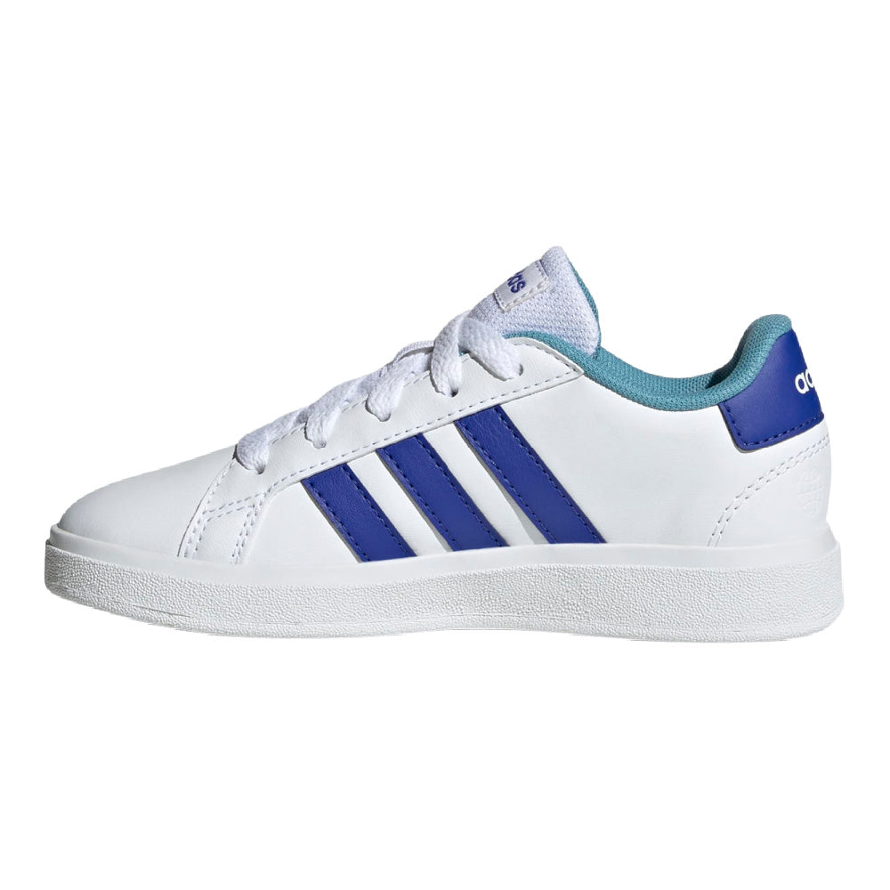 Adidas | Kids Grand Court 2.0 (White/Lucid Blue)