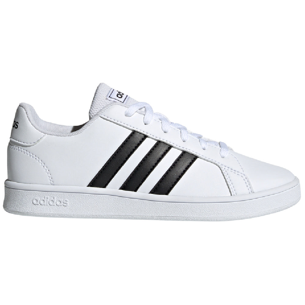 Adidas | Kids Grand Court (White/Black)
