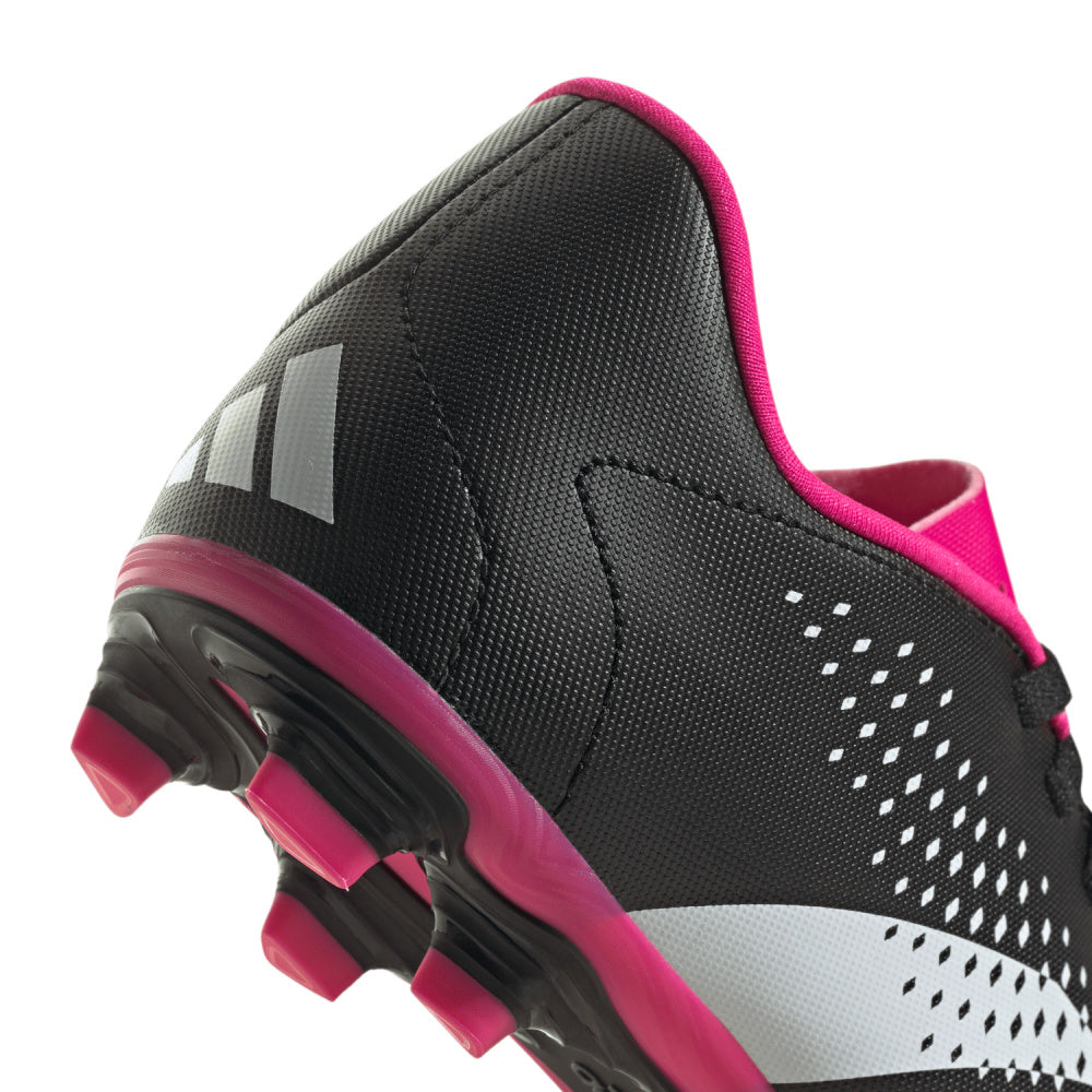 Adidas | Kids Predator Accuracy.4 Flexible Ground Boots (Black/White/Team Shock Pink)