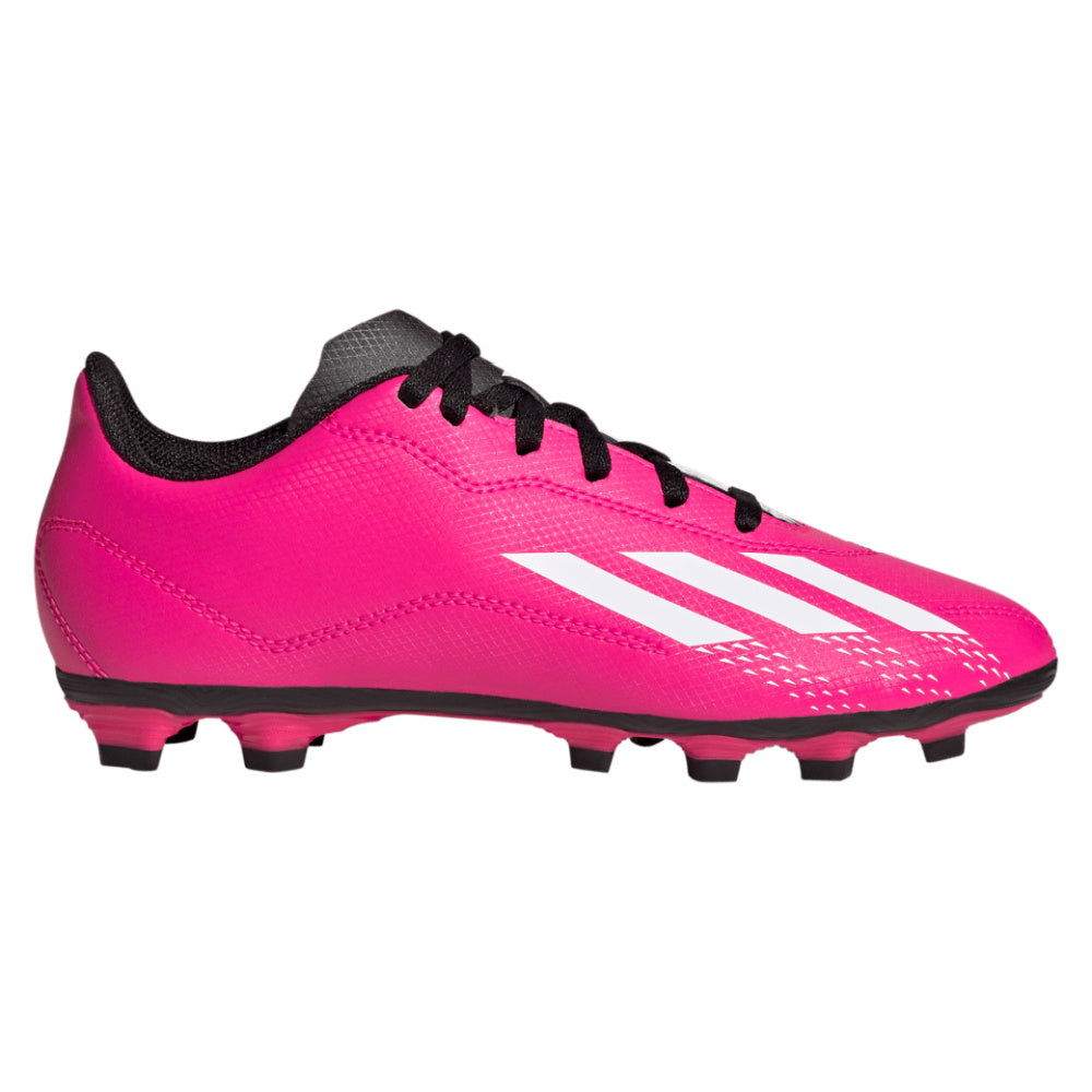 Adidas | Kids X Speedportal.4 Flexible Ground Boots (Team Shock Pink/White/Black)