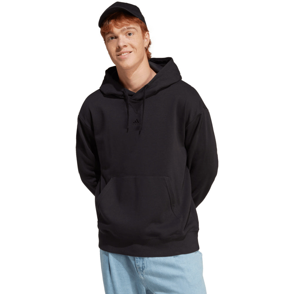 Adidas  Mens All SZN French Terry Hoodie (Black) – Platinum Sports