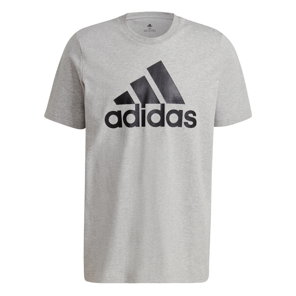 Adidas | Mens Essentials Big Logo Tee (Grey/Black)