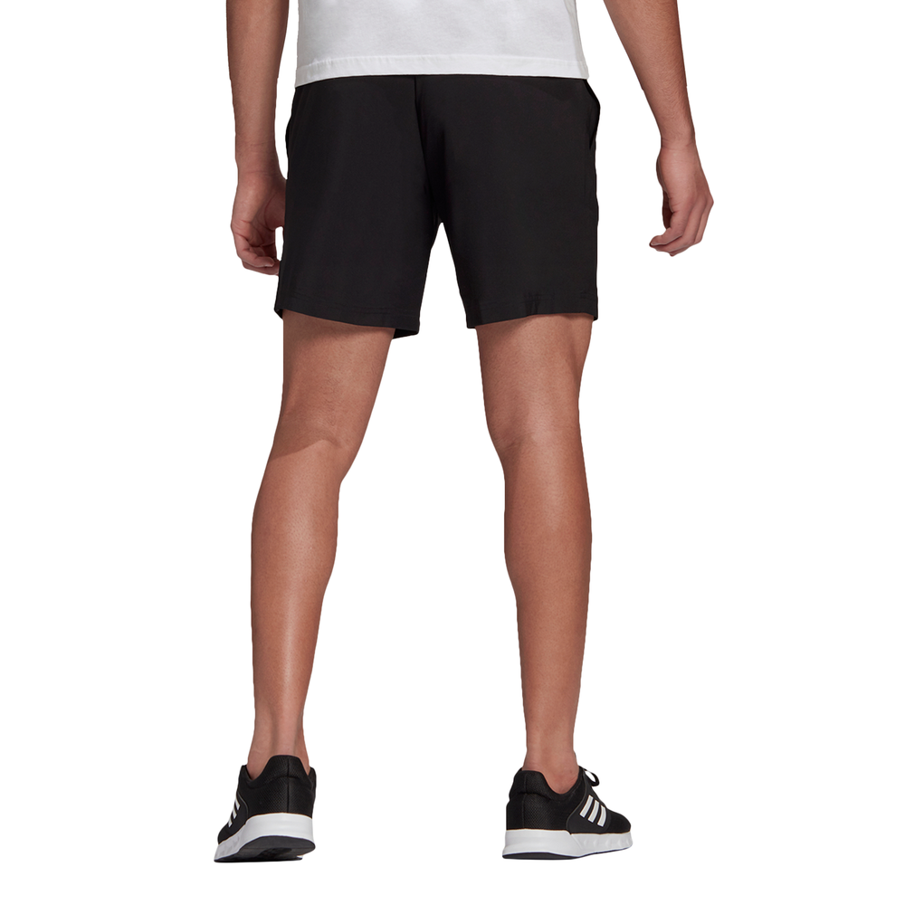 Adidas | Mens Essentials Linear Logo Chelsea Short (Black/White)