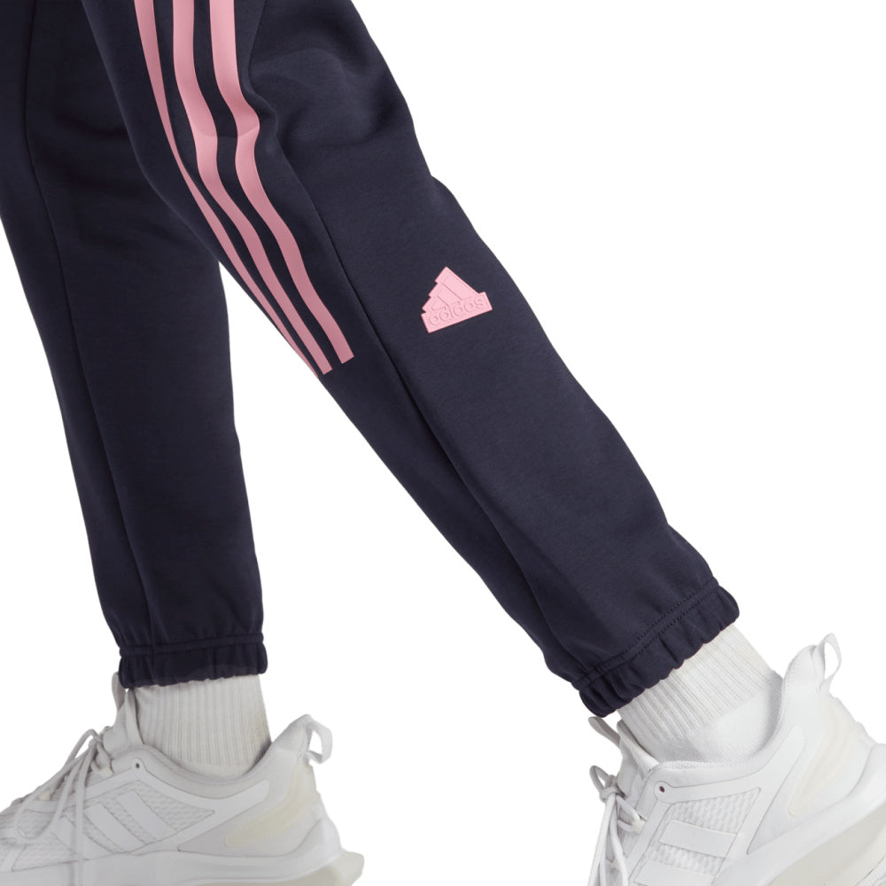 Adidas | Mens Future Icons 3-Stripes Pants (Legend Ink/Pink)