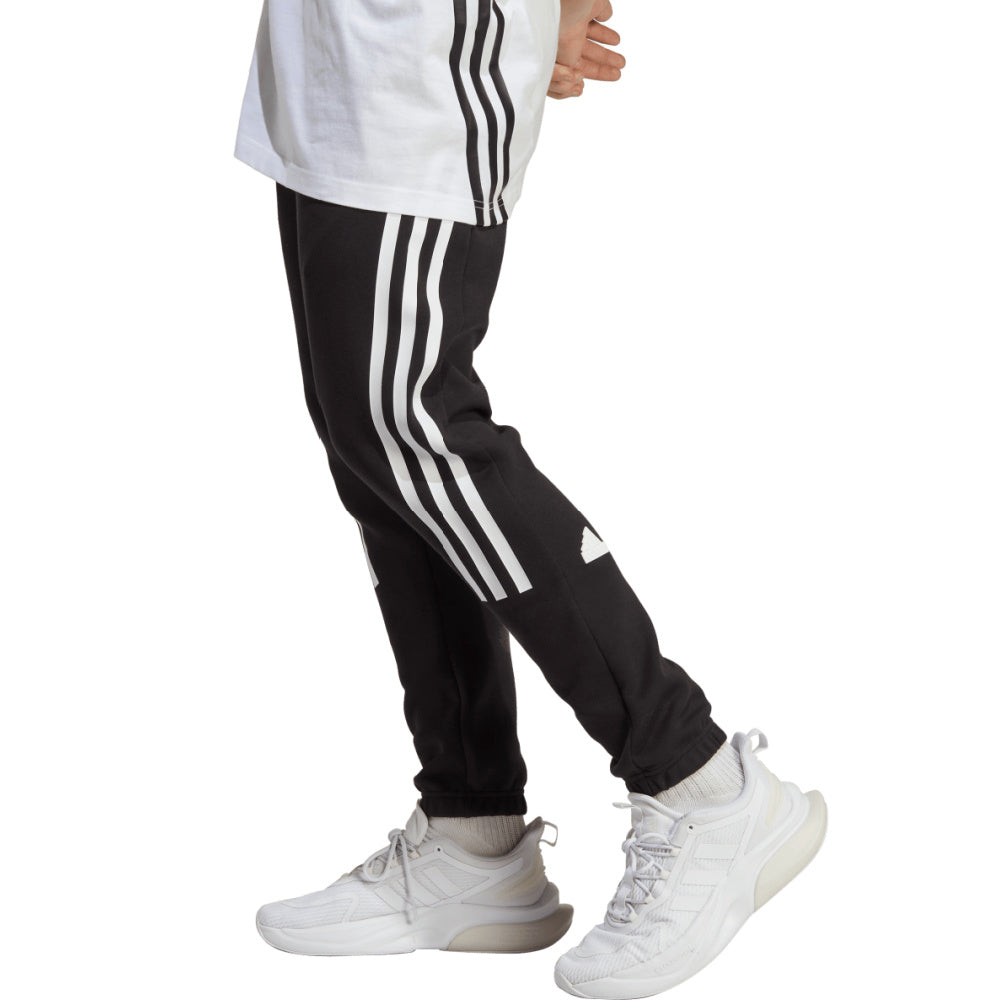 Adidas | Mens Future Icon 3-Stripe Pant (Black/White)