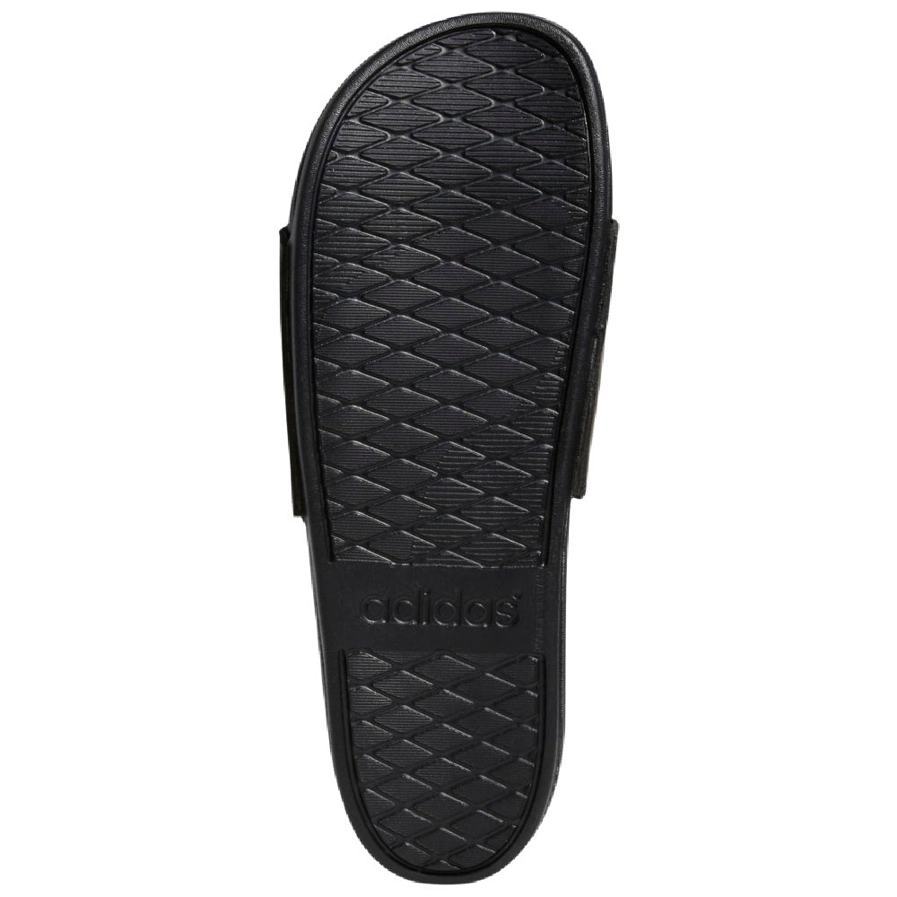 Adidas | Unisex Adilette Comfort Logo Slides (Black/White)