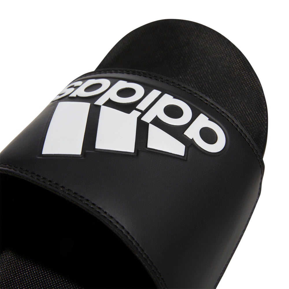 Adidas | Unisex Adilette Comfort Logo Slides (Black/White)
