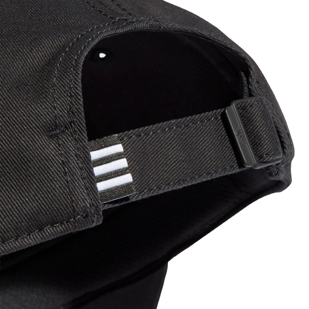 Adidas | Unisex Baseball 3-Stripes Cap (Black/White)