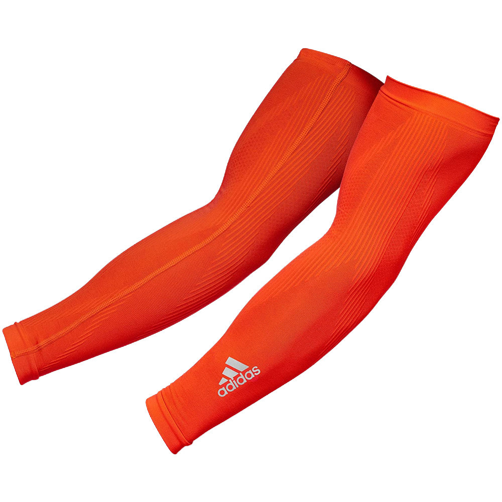 Adidas | Unisex Compression Arm Sleeves (Red)