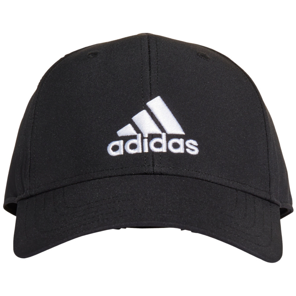 Adidas | Unisex Lightweight Embroidered Baseball Cap (Black/White)