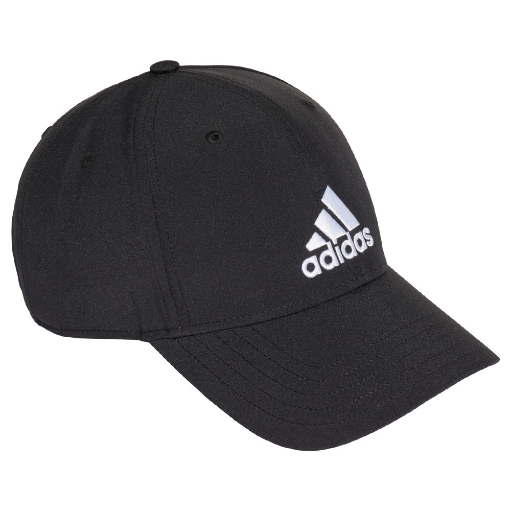 Adidas | Unisex Lightweight Embroidered Baseball Cap (Black/White)