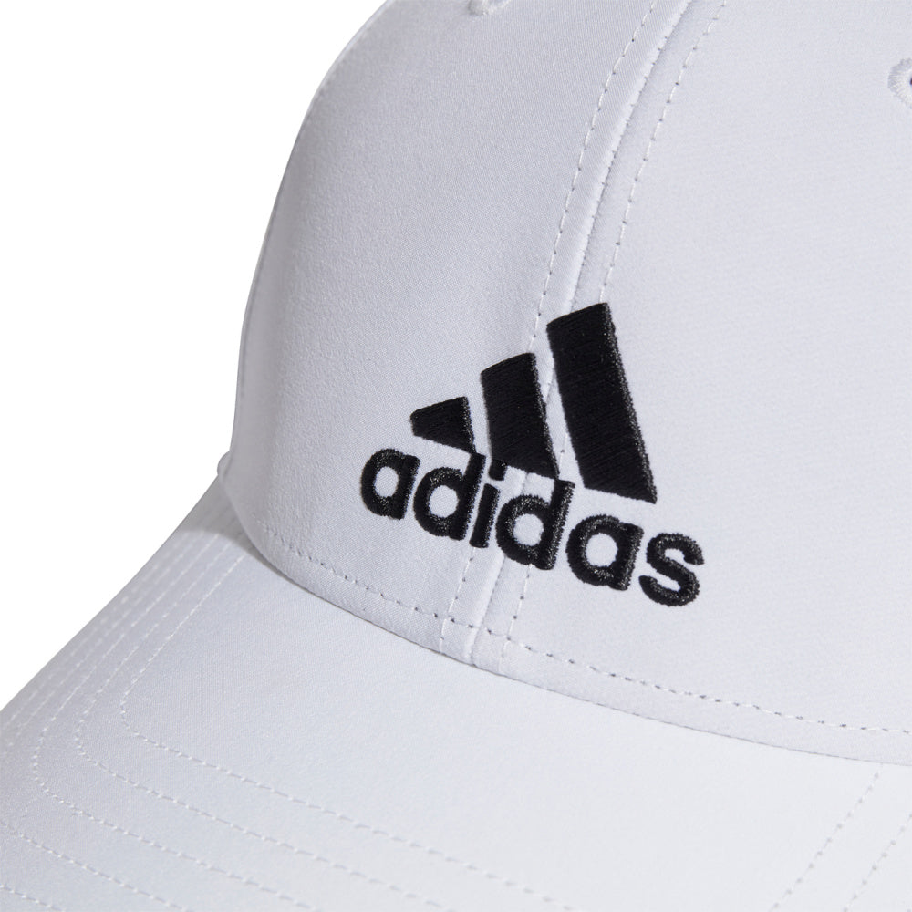 Adidas | Unisex Lightweight Embroidered Baseball Cap (White/Black)
