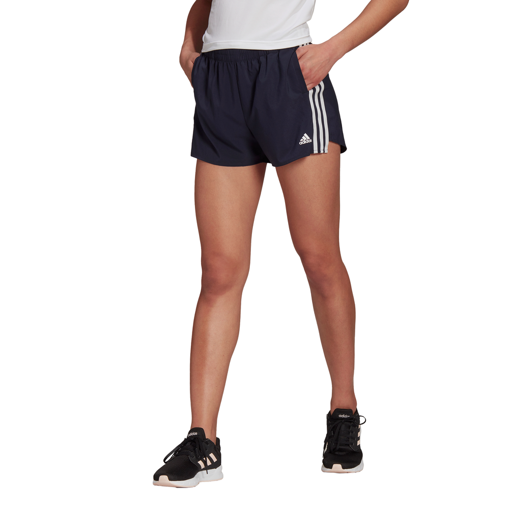Adidas | Womens Designed 2 Move Woven 3-Stripes Shorts (Navy/White)
