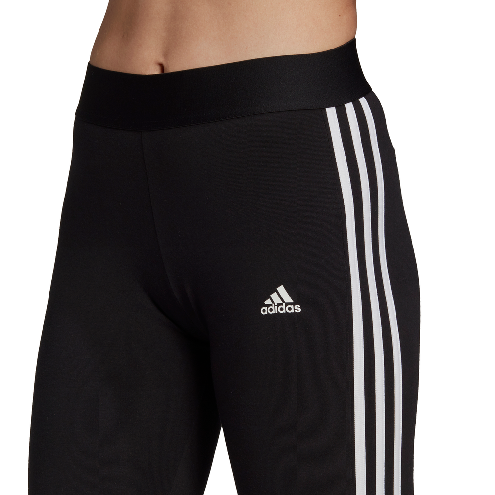 Adidas | Womens Essentials 3-Stripes Leggings (Black/White)