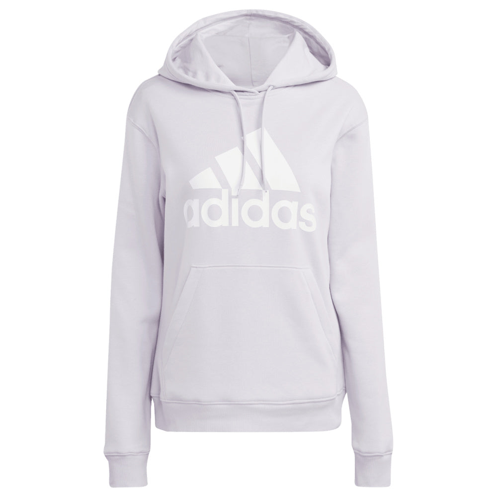 Adidas | Womens Essentials Big Logo Fleece Hoodie (Silver Dawn/White)