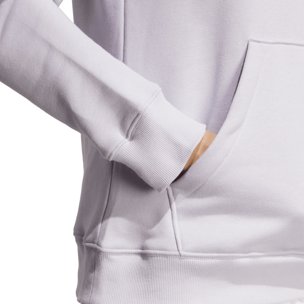 Adidas | Womens Essentials Big Logo Fleece Hoodie (Silver Dawn/White)