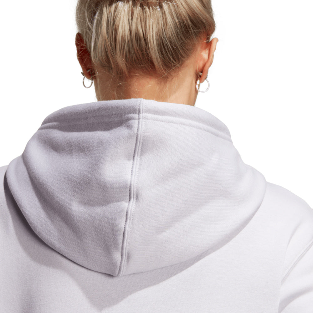 Adidas | Womens Essentials Big Logo Fleece Hoodie (Silver Dawn/White)